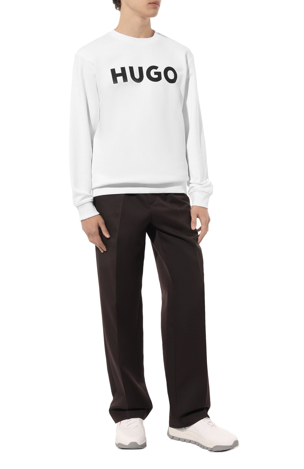 Хлопковый свитшот HUGO, арт. 50477328, фото 2