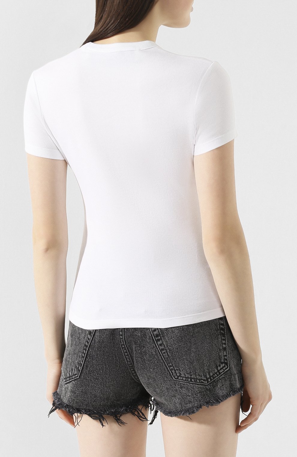 Хлопковая футболка OFF-WHITE белого цвета по цене 19950 руб., арт. 0WAA065R20H790950110, фото 4 Хлопковая футболка OFF-WHITE, арт. 0WAA065R20H790950110, фото 4