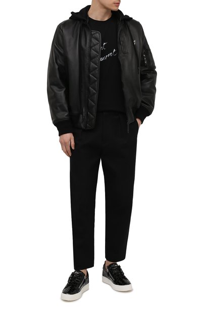 Кожаные кеды frankie GIUSEPPE ZANOTTI DESIGN, арт. RU00010/040, фото 2