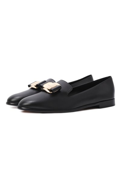 Женские кожаные лоферы new vara FERRAGAMO, арт. 01H522/779