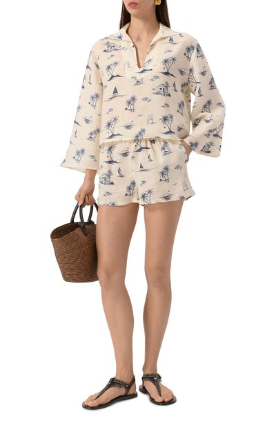 Льняные шорты MANEBI, арт. L81BV, фото 2