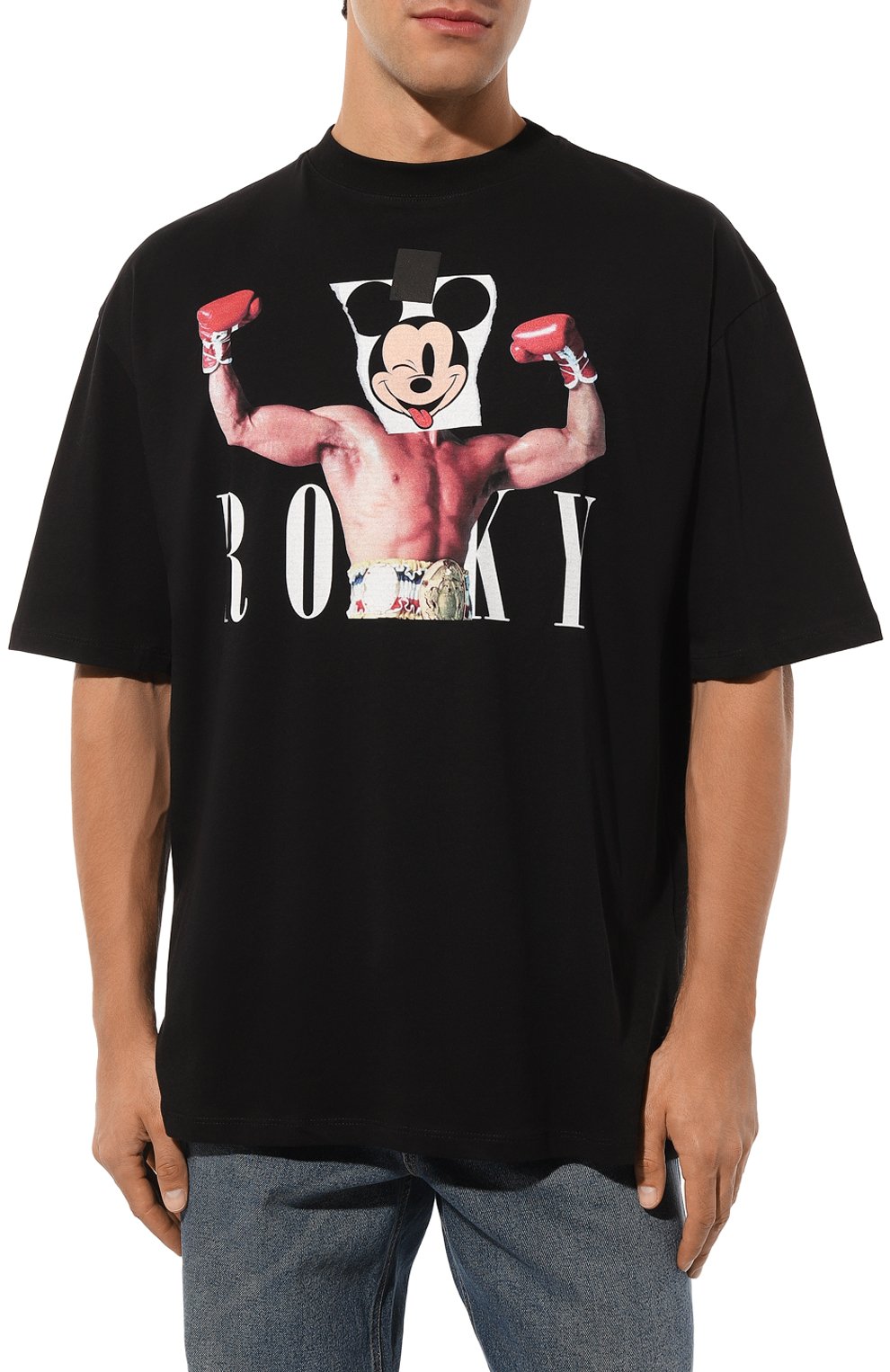 Хлопковая футболка DIEGO VENTURINO, арт. D3W4DVTS0K, фото 3