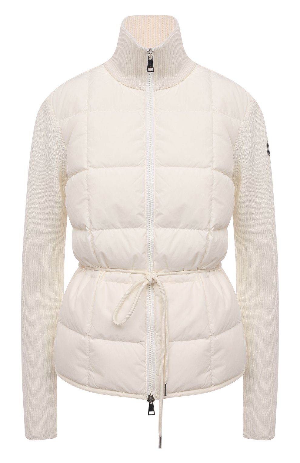 Утепленный кардиган MONCLER кремового цвета по цене 85750 руб., арт. G2-093-9B000-19-M1131, фото 1 Утепленный кардиган MONCLER, арт. G2-093-9B000-19-M1131, фото 1