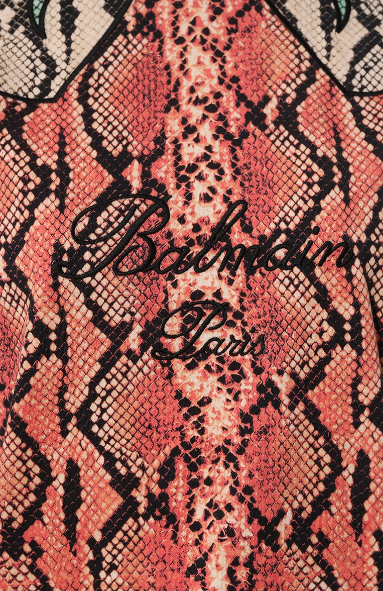 Хлопковая футболка BALMAIN, арт. CF1EH020/GD22, фото 1