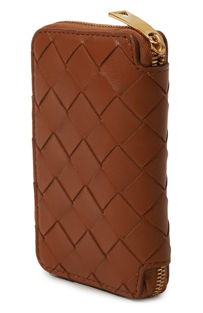 Кожаный футляр для ключей BOTTEGA VENETA коричневого цвета по цене 61550 руб., арт. 689522/VCPP2, фото 2 Кожаный футляр для ключей BOTTEGA VENETA, арт. 689522/VCPP2, фото 2