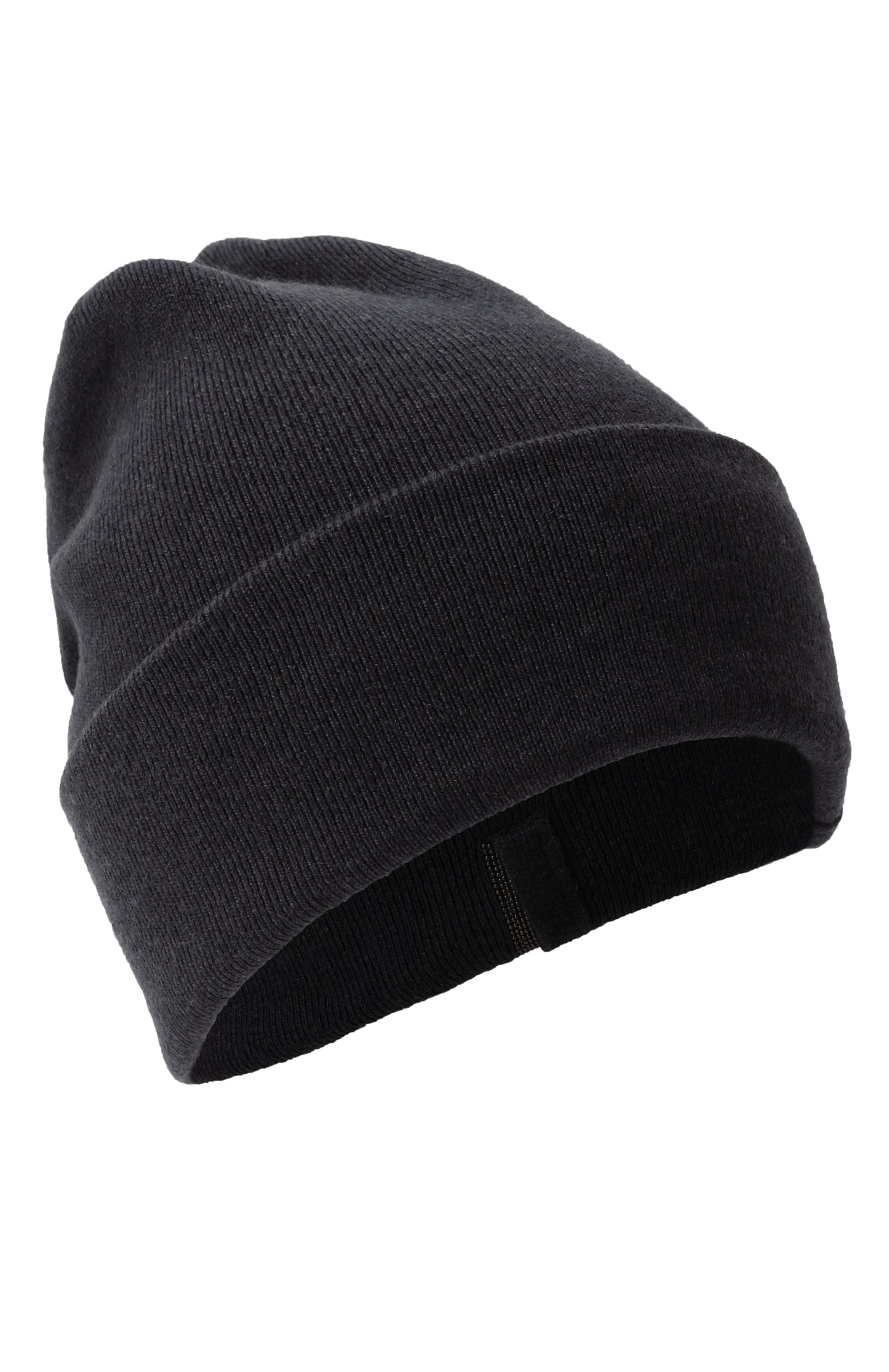 Кашемировая шапка BRUNELLO CUCINELLI темно-синего цвета по цене 68650 руб., арт. M12163199, фото 1 Кашемировая шапка BRUNELLO CUCINELLI, арт. M12163199, фото 1