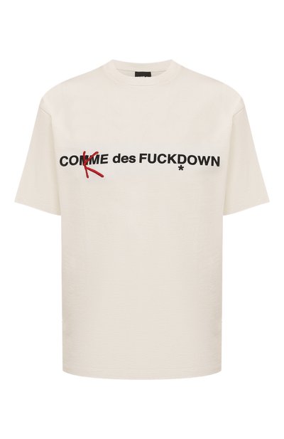 Женская хлопковая футболка COMME DES FUCKDOWN, арт. CDFD2069