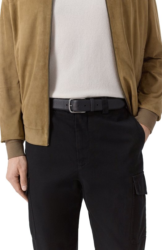 Кожаный ремень MVST 67U.0004/CERV0 Чёрный  67U.0004/CERV0 Фото 2