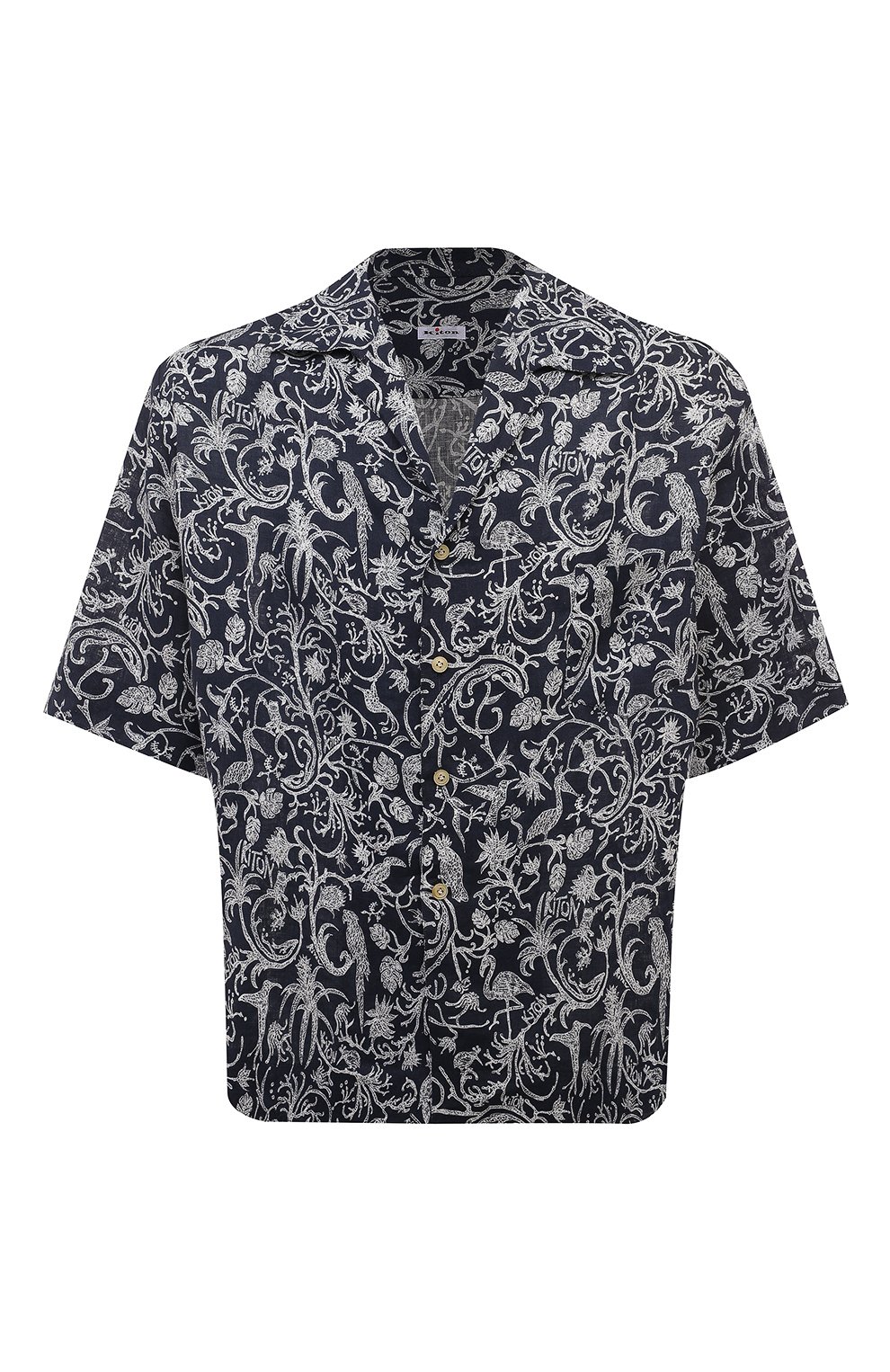 Льняная рубашка KITON, арт. UMC028H08902, фото 1