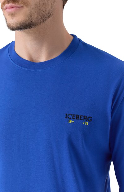 Хлопковый лонгслив ICEBERG, арт. F04A/6306, фото 5