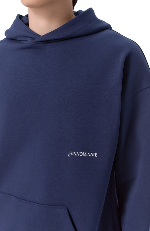 Хлопковое худи HINNOMINATE HMABM01511 Синий  HMABM01511 Фото 5