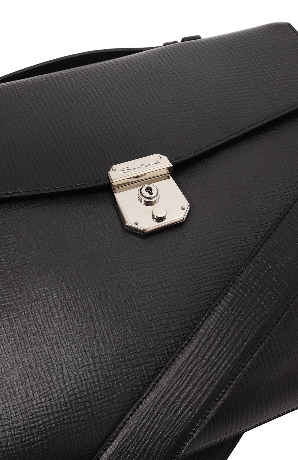 Портфель SANTONI черного цвета по цене 198000 руб., арт. UFBGA1992F0-APMC, фото 3 Портфель SANTONI, арт. UFBGA1992F0-APMC, фото 3