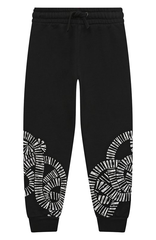 

Хлопковые джоггеры Marcelo Burlon Kids of Milan, Чёрный