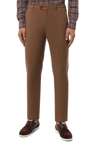 Шерстяные брюки KITON, арт. UFPPEK01024, фото 3