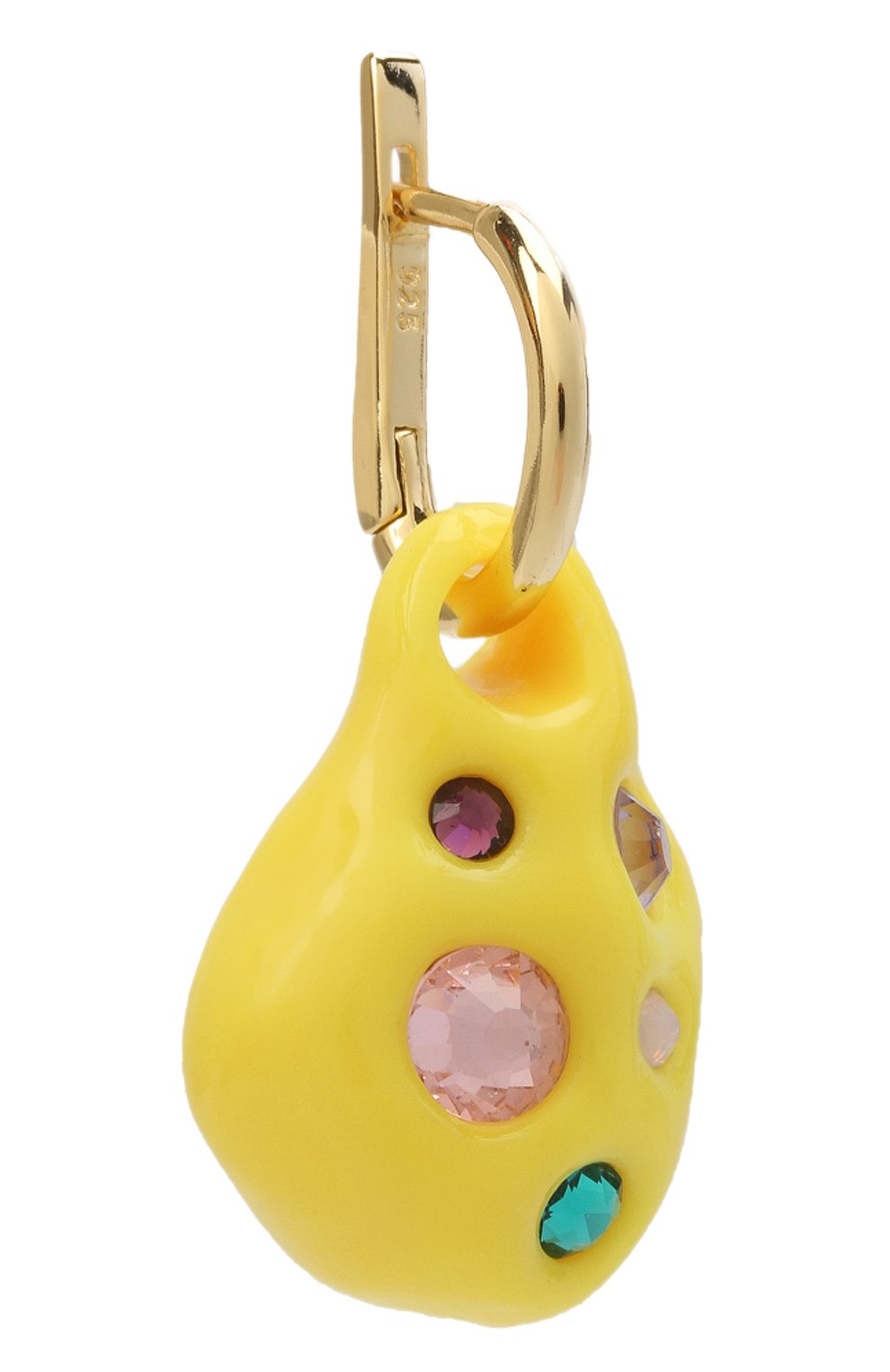 Моносерьга LILI ARCHIVE желтого цвета по цене 8800 руб., арт. MEM4C5G, фото 3 Моносерьга LILI ARCHIVE, арт. MEM4C5G, фото 3