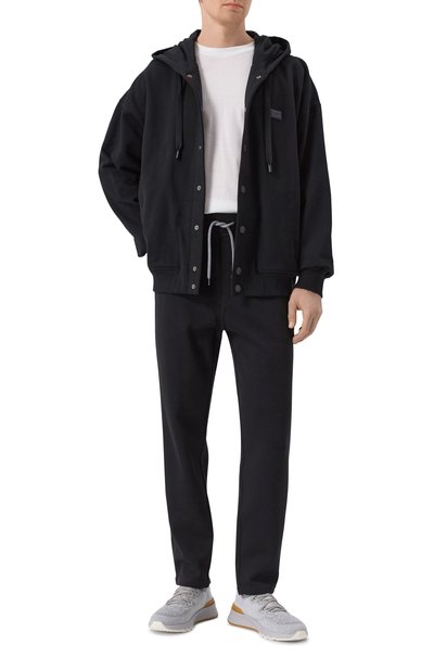 Мужские текстильные кроссовки BRUNELLO CUCINELLI, арт. MZUKIS0250