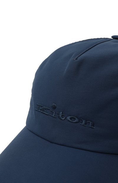 Бейсболка KITON синего цвета по цене 31550 руб., арт. UCAPP49XB6053, фото 4 Бейсболка KITON, арт. UCAPP49XB6053, фото 4