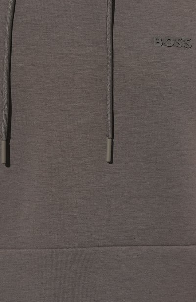 Хлопковое худи BOSS GREEN, арт. 50506130, фото 5