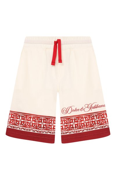 Хлопковые шорты DOLCE & GABBANA, арт. L4JQV3/II7KW_001