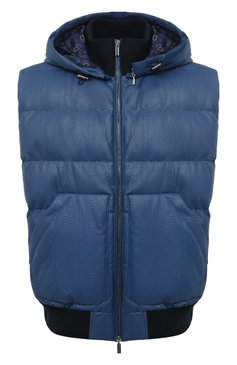 Пуховый жилет ZILLI SPORT, арт. MAU-YD008-SDB00/0001, фото 1