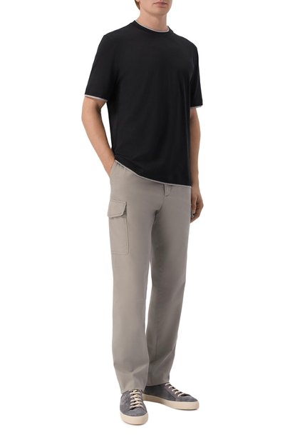 Мужская хлопковая футболка BRUNELLO CUCINELLI, арт. M0B137427W