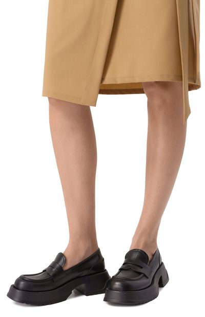 Кожаные пенни-лоферы MARNI, арт. M0MS005104/P6453, фото 3