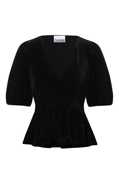 Женский бархатный топ GANNI, арт. T3835