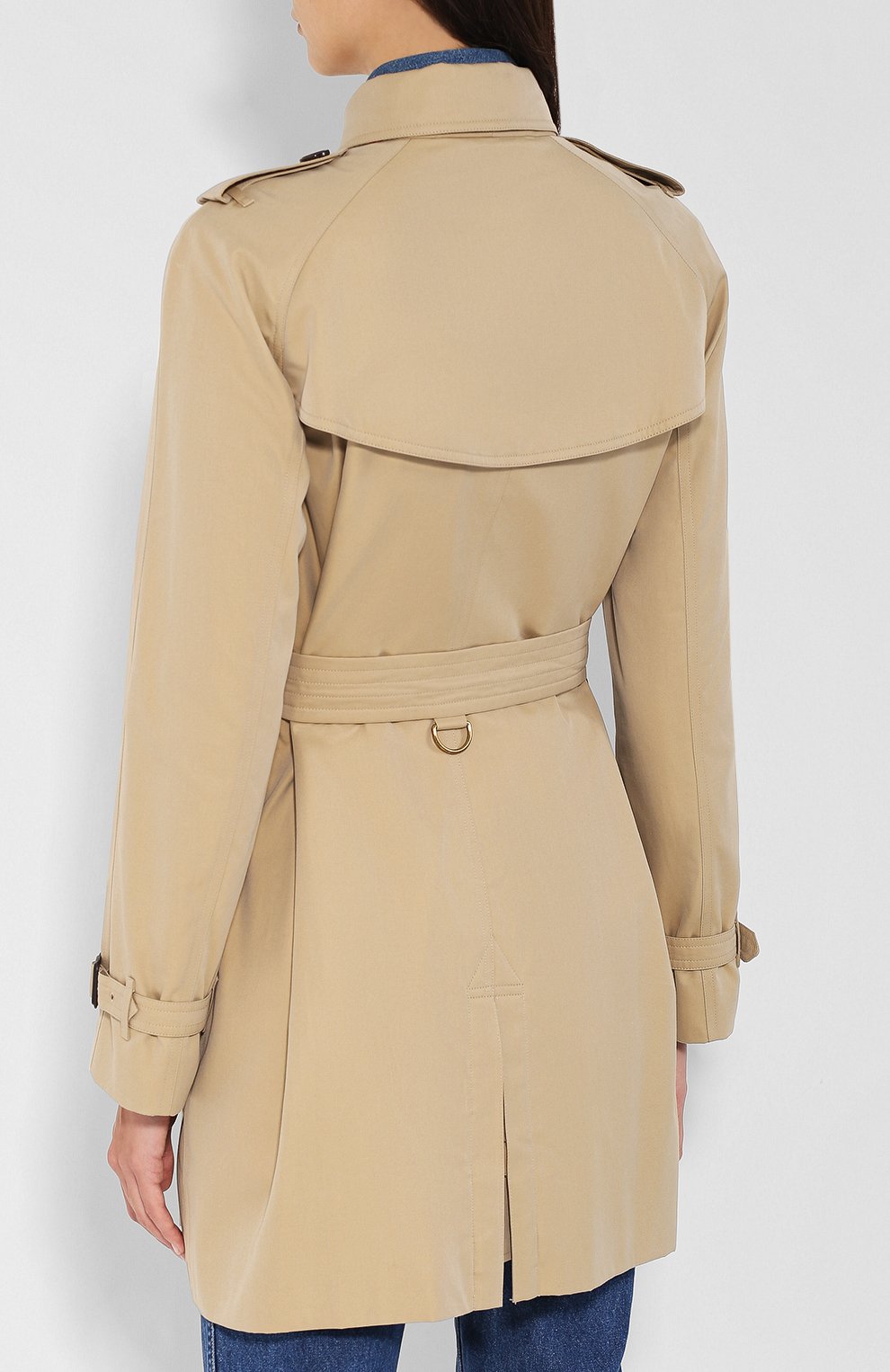 Двубортный тренч с поясом BURBERRY, арт. 3900848, фото 4