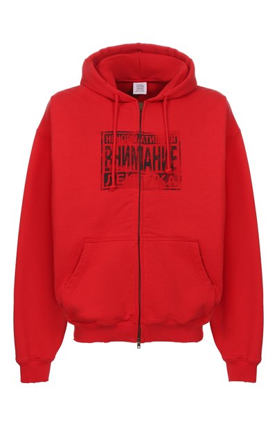 Женский хлопковая толстовка VETEMENTS, арт. MH27ZU232R