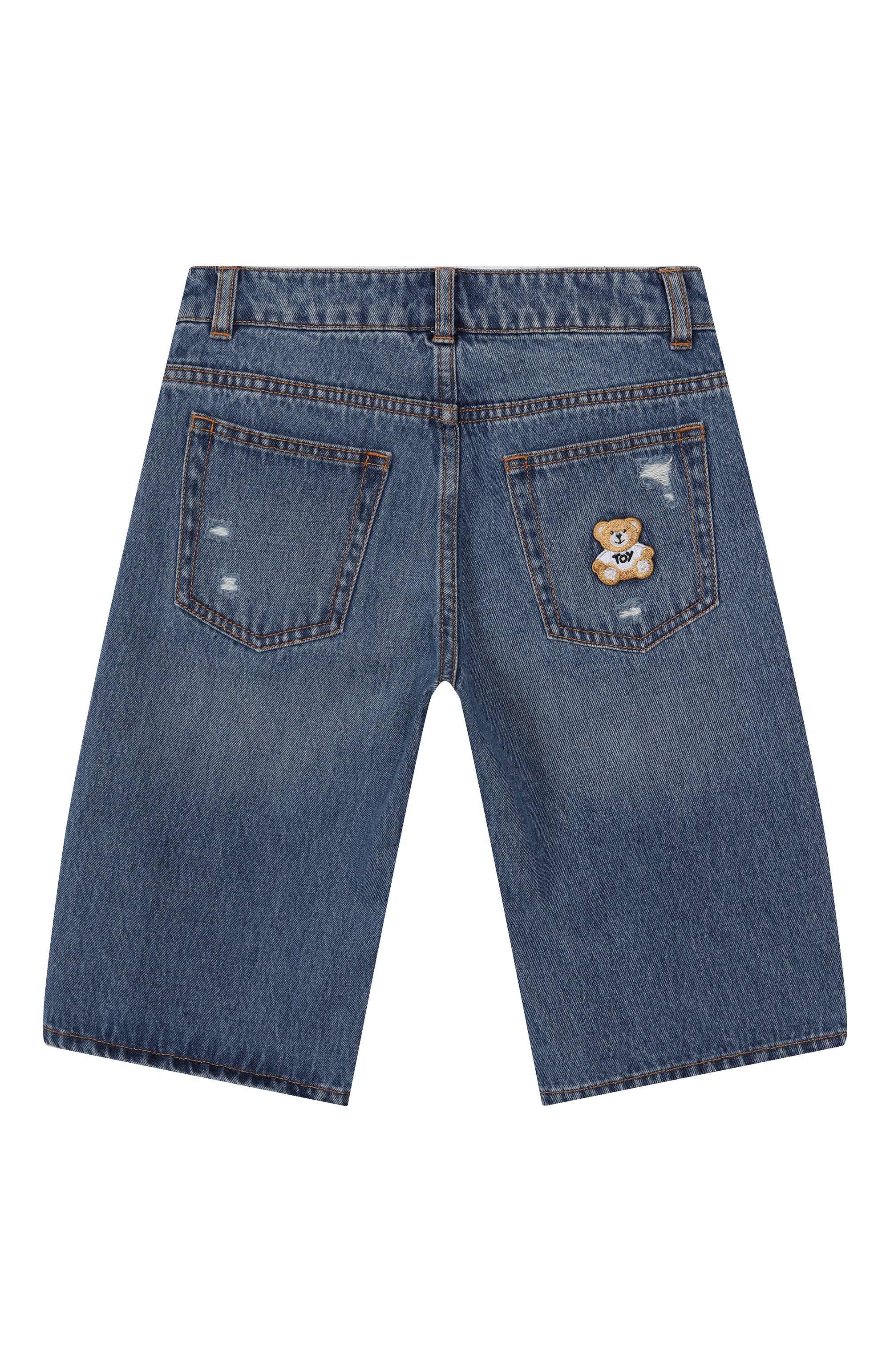 Джинсовые шорты MOSCHINO, арт. HUQ026/L0E35/10-14, фото 2