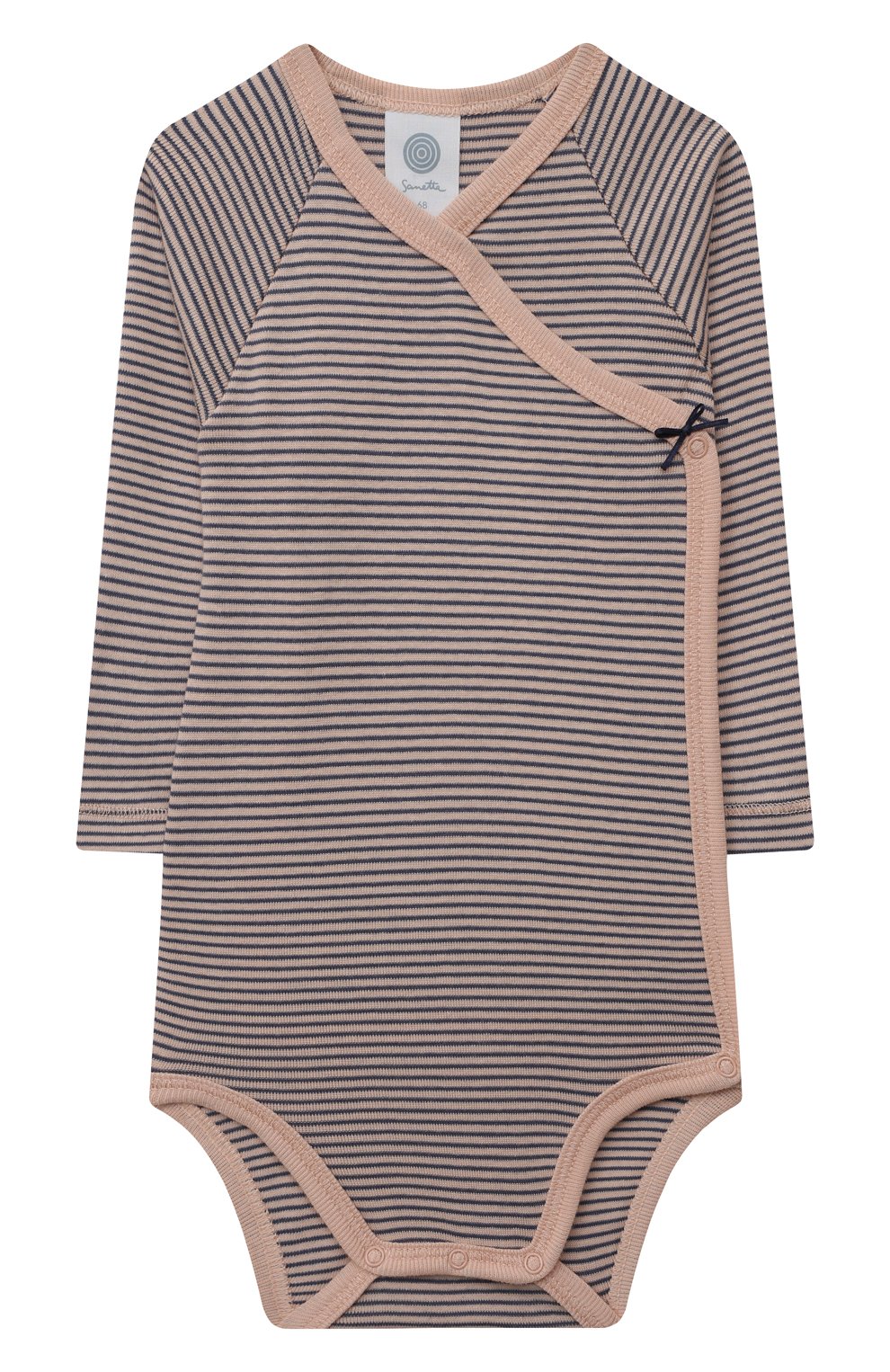 Хлопковое боди SANETTA бежевого цвета по цене 2755 руб., арт. 323364, фото 1 Хлопковое боди SANETTA, арт. 323364, фото 1