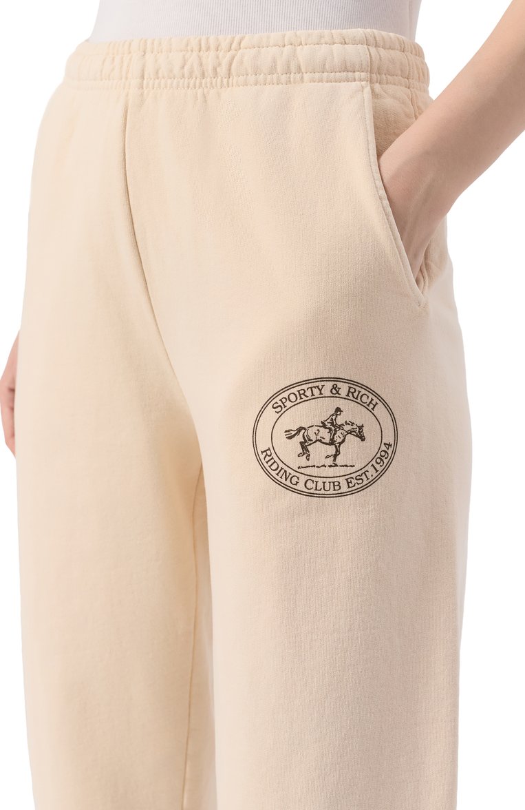 Хлопковые джоггеры SPORTY AND RICH, арт. PA036612244CR01, фото 1