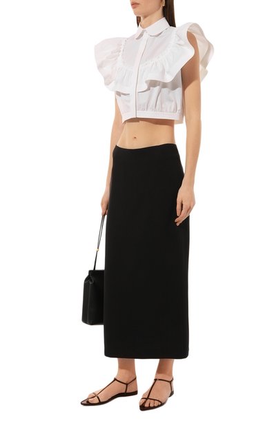 Хлопковая блузка DICE KAYEK, арт. SS23C615, фото 2