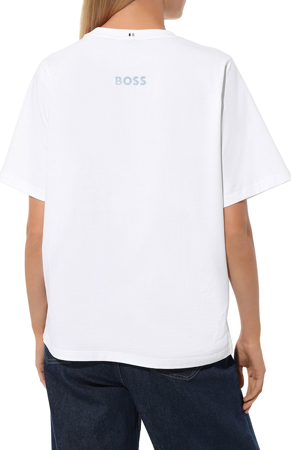Хлопковая футболка BOSS, арт. 50496497, фото 4