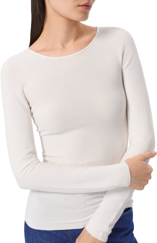 Пуловер из вискозы Giorgio Armani 8NAM31/AM05Z Белый  8NAM31/AM05Z Фото 5