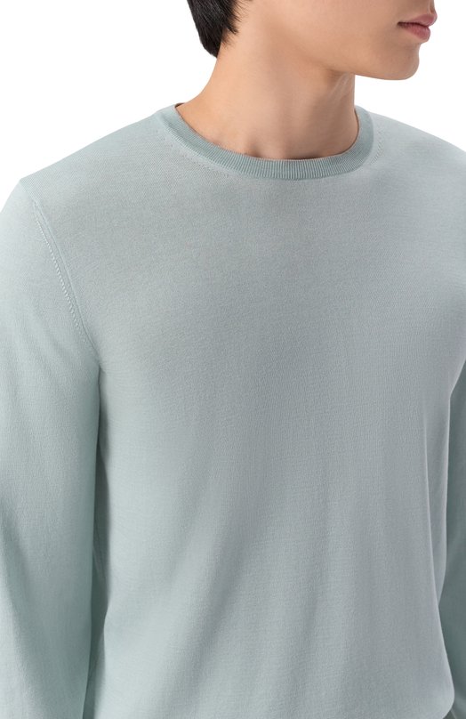 Джемпер из шелка и хлопка Gran Sasso 43167/16290 Зелёный  43167/16290 Фото 5