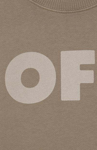Хлопковый свитшот OFF-WHITE, арт. 0BBA001S25FLE003/12+, фото 3