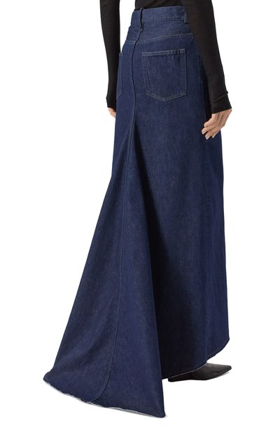 Джинсовая юбка ANN DEMEULEMEESTER темно-синего цвета по цене 79950 руб., арт. B0010214/FA586, фото 4 Джинсовая юбка ANN DEMEULEMEESTER, арт. B0010214/FA586, фото 4