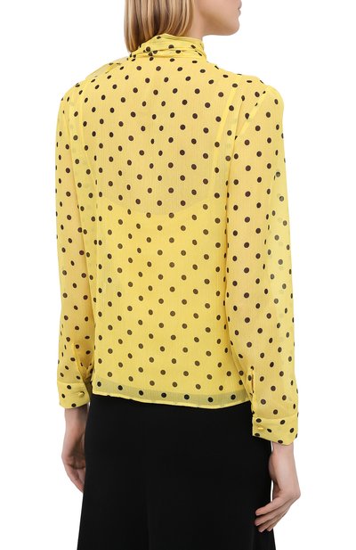 Блузка REDVALENTINO желтого цвета по цене 46050 руб., арт. UR0AB1Y0/5DT, фото 4 Блузка REDVALENTINO, арт. UR0AB1Y0/5DT, фото 4