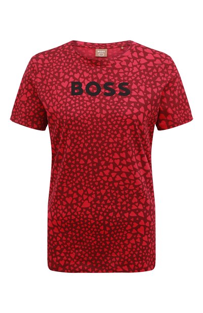 Женская хлопковая футболка BOSS, арт. 50474041