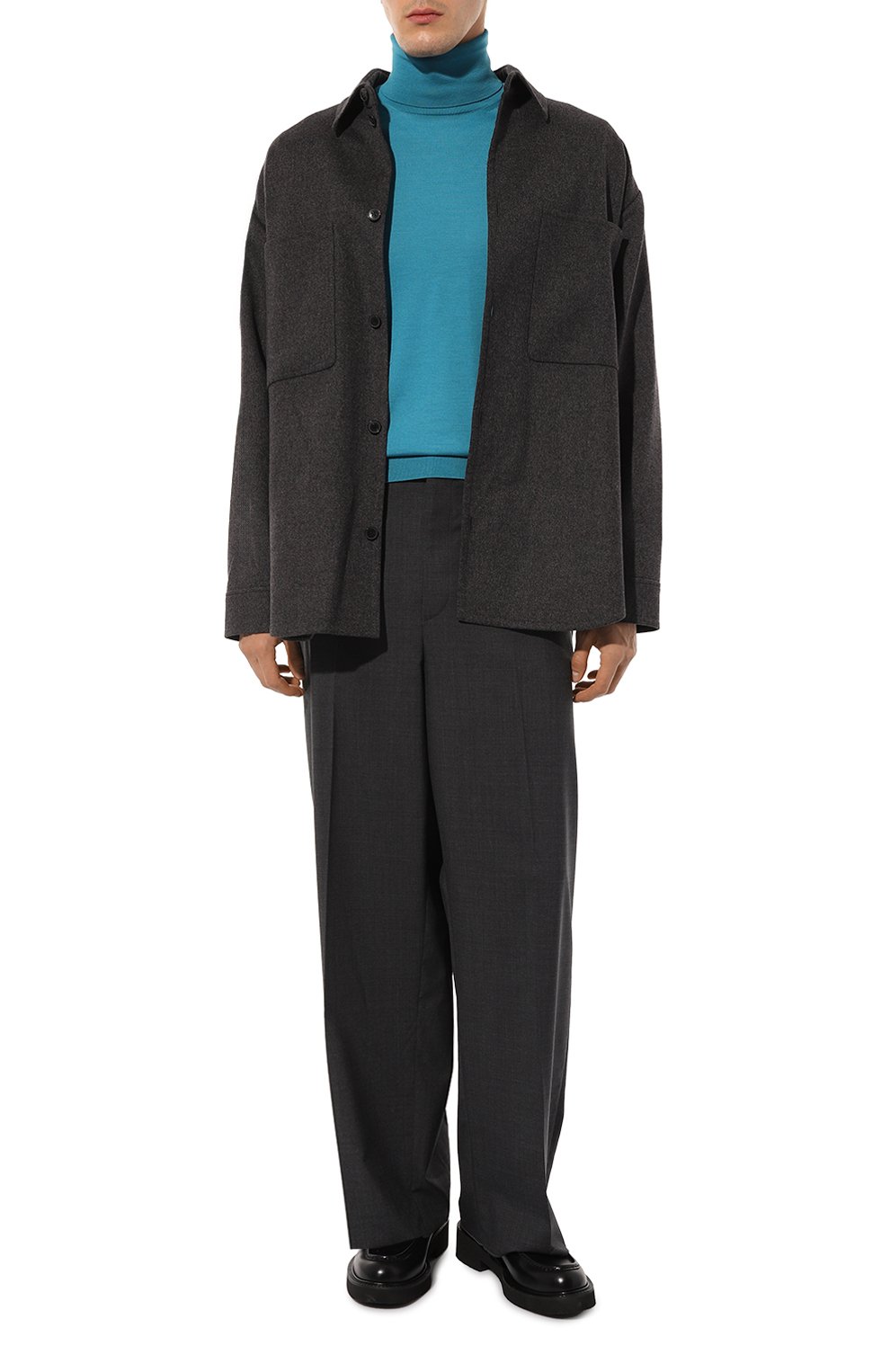 Шерстяные брюки VALENTINO, арт. 5V0RBI95AES, фото 2