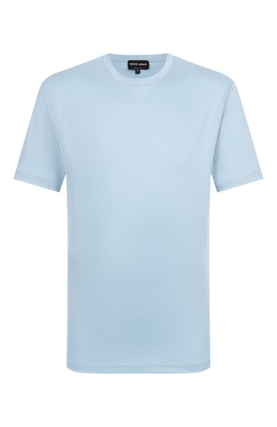Мужская хлопковая футболка GIORGIO ARMANI, арт. 6LSM90/SJTKZ