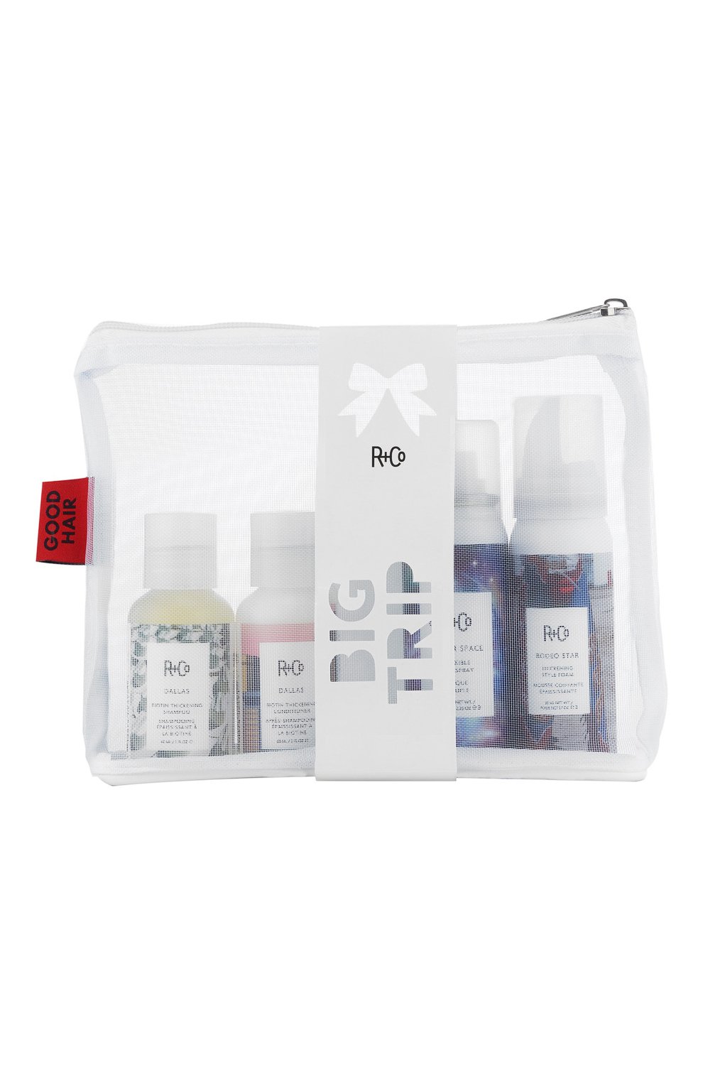 Набор big trip holiday kit R+CO бесцветного цвета по цене 4840 руб., арт. 810374025284, фото 1 Набор big trip holiday kit R+CO, арт. 810374025284, фото 1