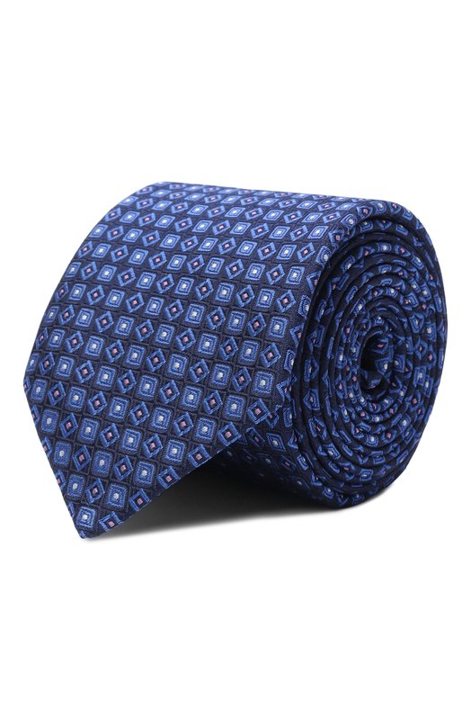 Шелковый галстук Canali 18/HJ04565 Синий 18/HJ04565