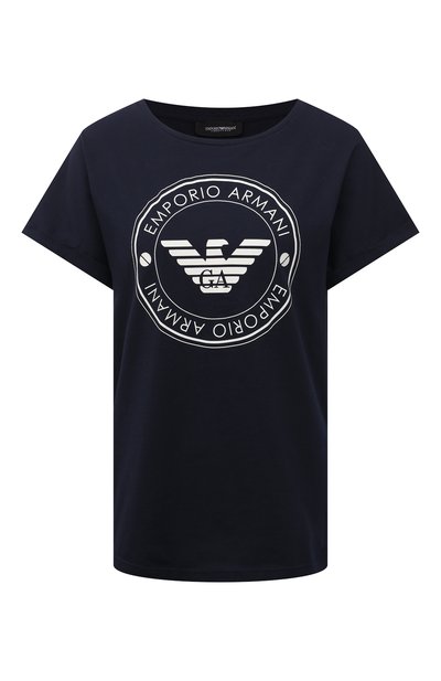 Женская хлопковая футболка EMPORIO ARMANI, арт. 164340/1P255