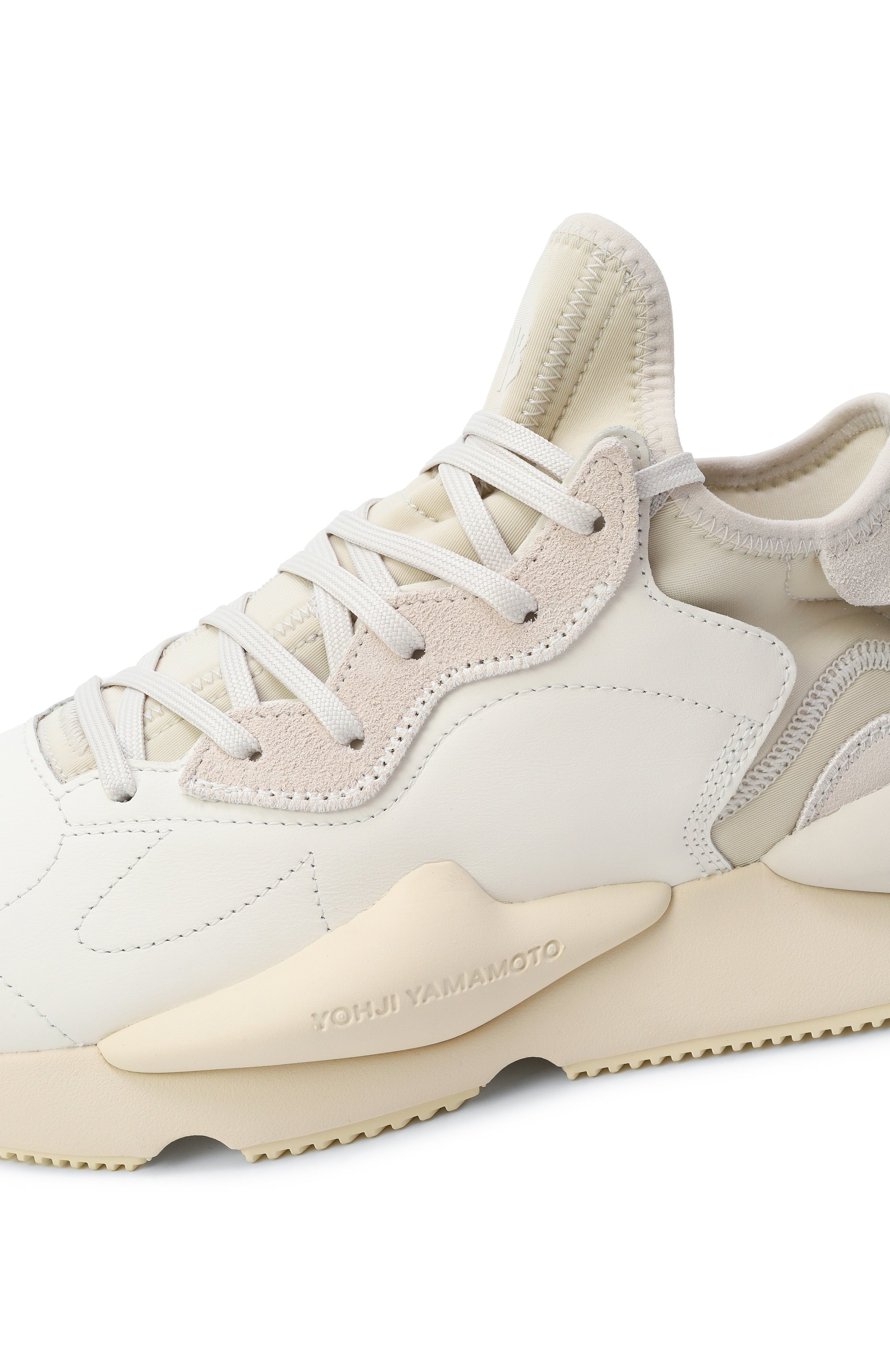 Кожаные кроссовки kaiwa Y-3 белого цвета по цене 43950 руб., арт. JQ2454, фото 7 Кожаные кроссовки kaiwa Y-3, арт. JQ2454, фото 7