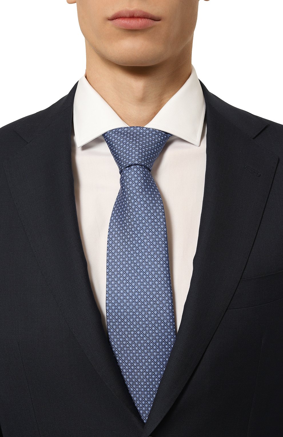 Шелковый галстук ZEGNA, арт. 1P8/Z8W05TA8, фото 2