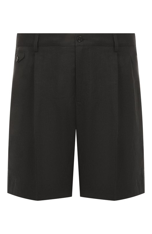 Льняные шорты Dolce & Gabbana GW0MAT/FU4K6 Чёрный GW0MAT/FU4K6