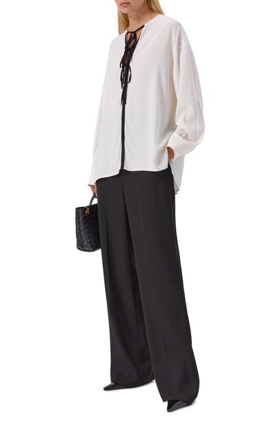 Женская блузка из вискозы и шелка LANVIN, арт. RW-T00067-6253-E26
