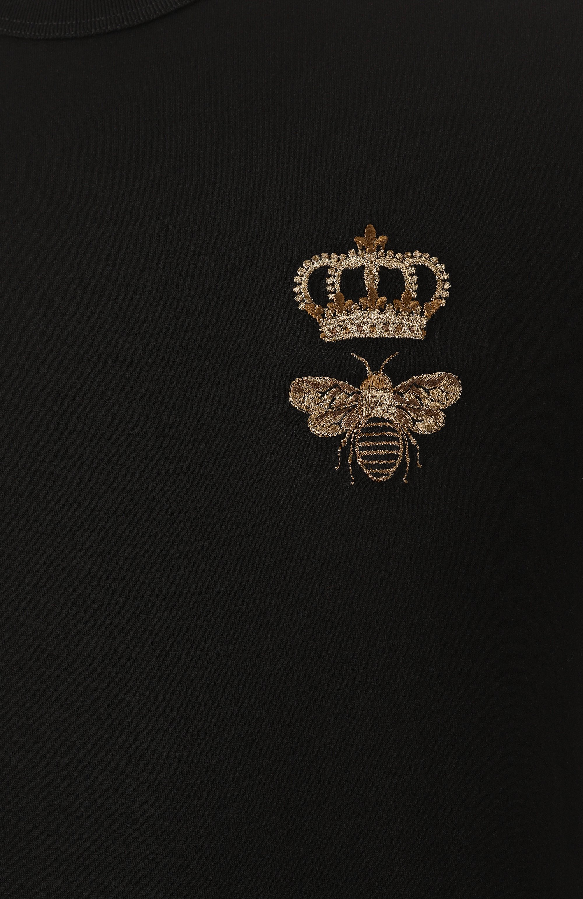 Хлопковая футболка DOLCE & GABBANA, арт. G8PV1Z/G7WUQ, фото 6